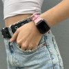 Λουράκι Scruncie Band Sonique για Apple Watch (38/40/41MM) Ροζ