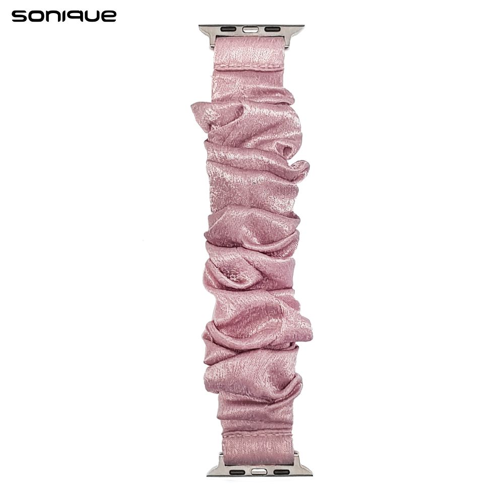 Λουράκι Scruncie Band Sonique για Apple Watch (38/40/41MM) Ροζ