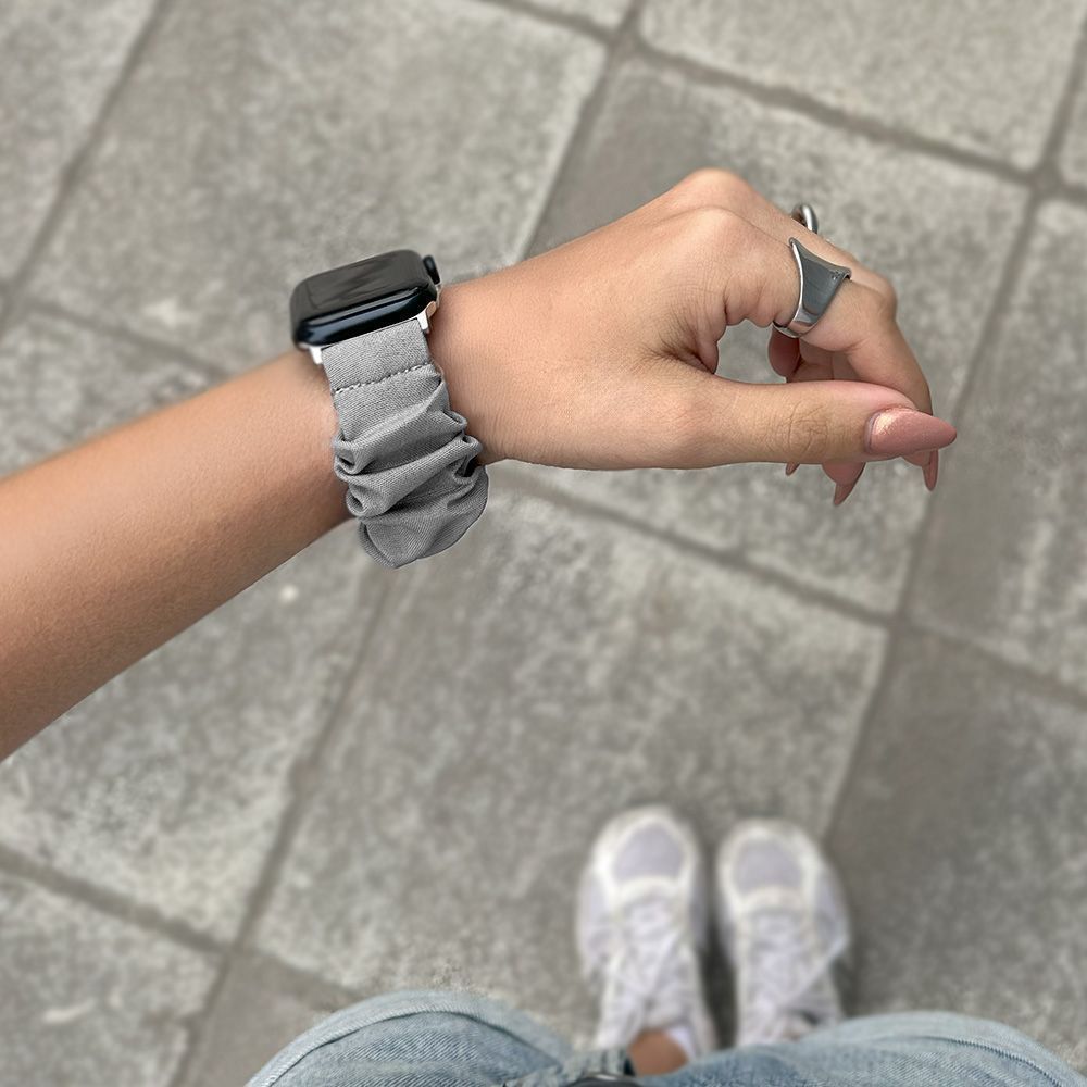 Λουράκι Scruncie Band Sonique για Apple Watch (42/44/45/49MM) Γκρι
