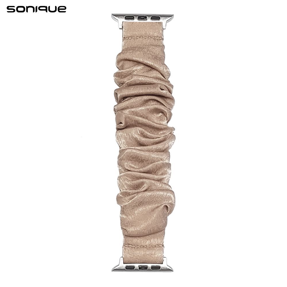 Λουράκι Scruncie Band Sonique για Apple Watch (42/44/45/49MM) Μπεζ