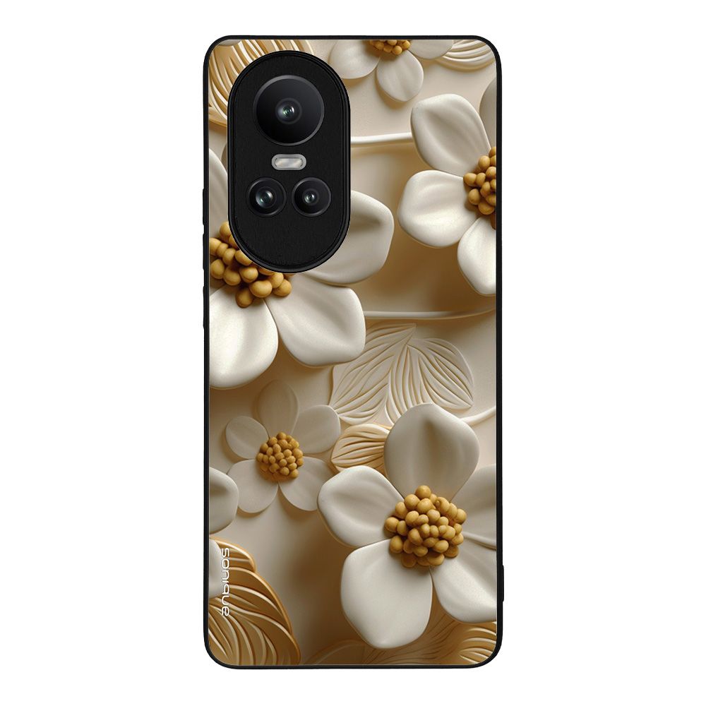Θήκη Sonique 3D Flower Series για Oppo Reno10 Pro 5G Λευκό