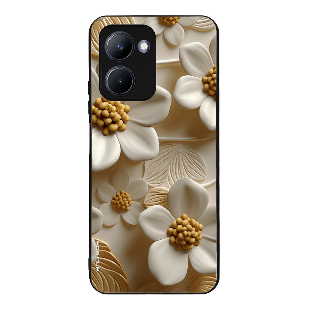 Θήκη Sonique 3D Flower Series για Realme C33 Λευκό
