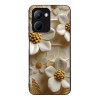 Θήκη Sonique 3D Flower Series για Realme C33 Λευκό