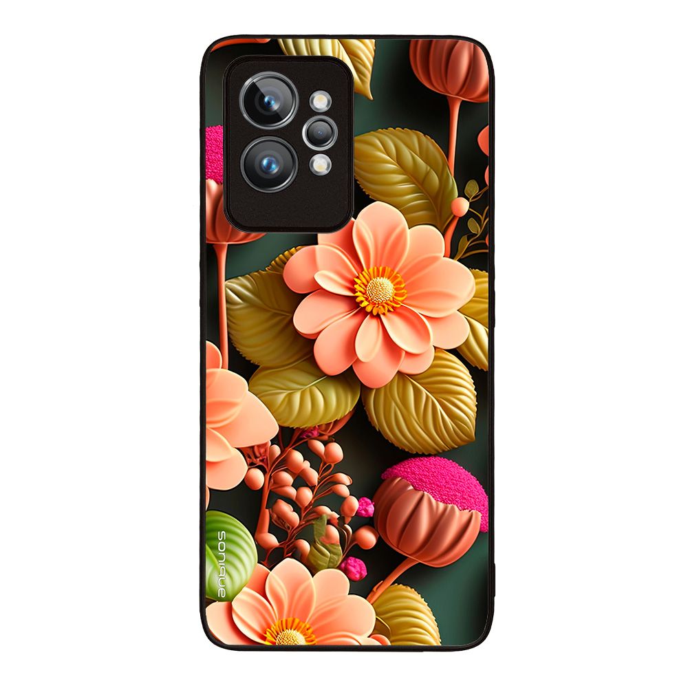 Θήκη Sonique 3D Flower Series για Realme GT 2 Pro Σομόν