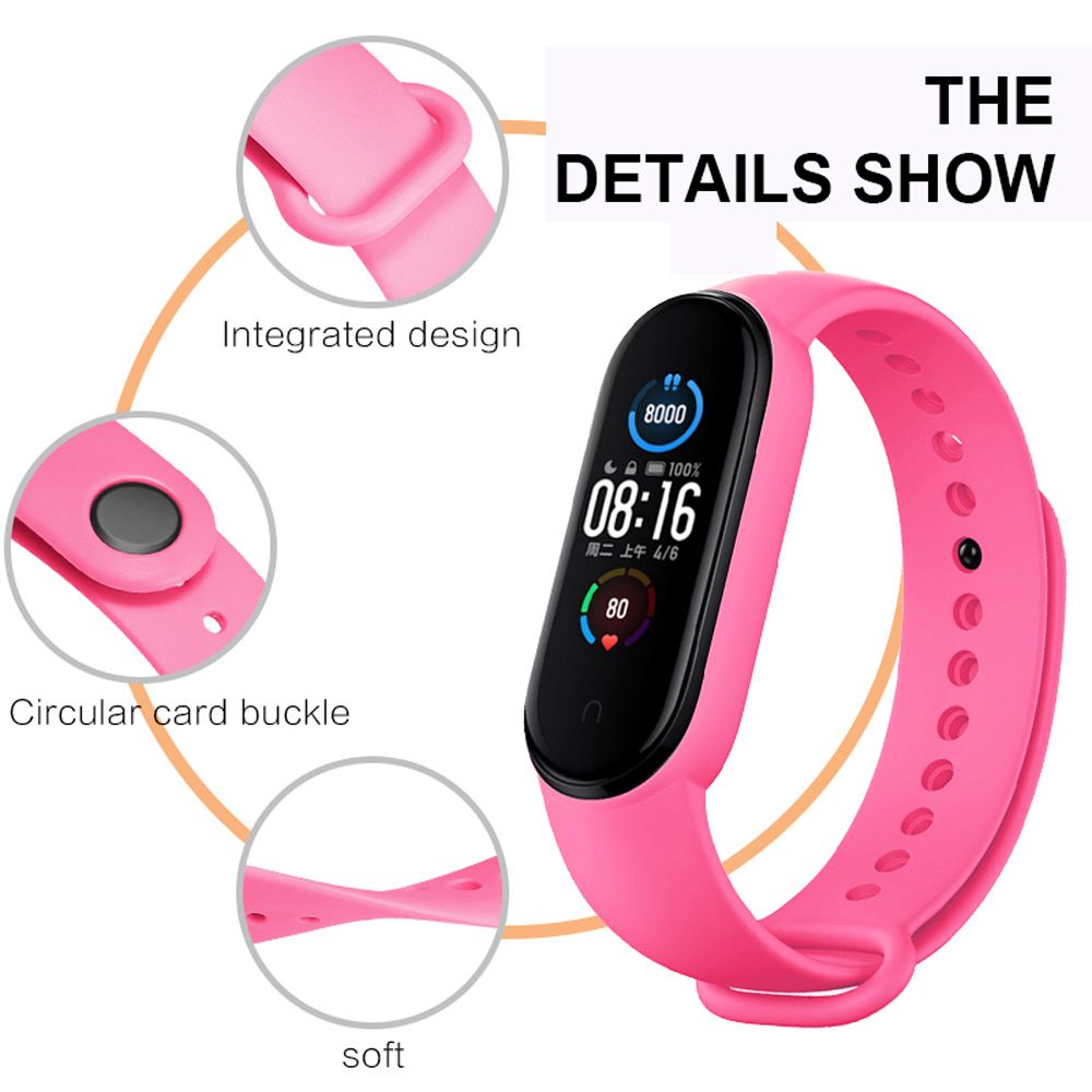 Λουράκι Σιλικόνης Sonique Color για Xiaomi Mi Band 7 Καφέ