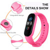 Λουράκι Σιλικόνης Sonique Color για Xiaomi Mi Band 7 Καφέ