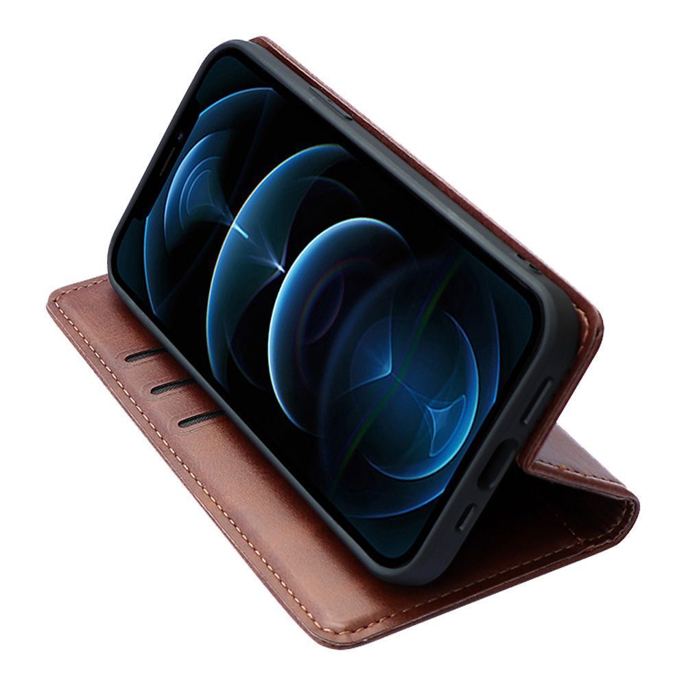 Θήκη Πορτοφόλι Vintage Magnet Wallet Sonique Xiaomi Redmi 15C 4G 173mm / Redmi 15C 5G 173mm / Poco C85 4G Καφέ