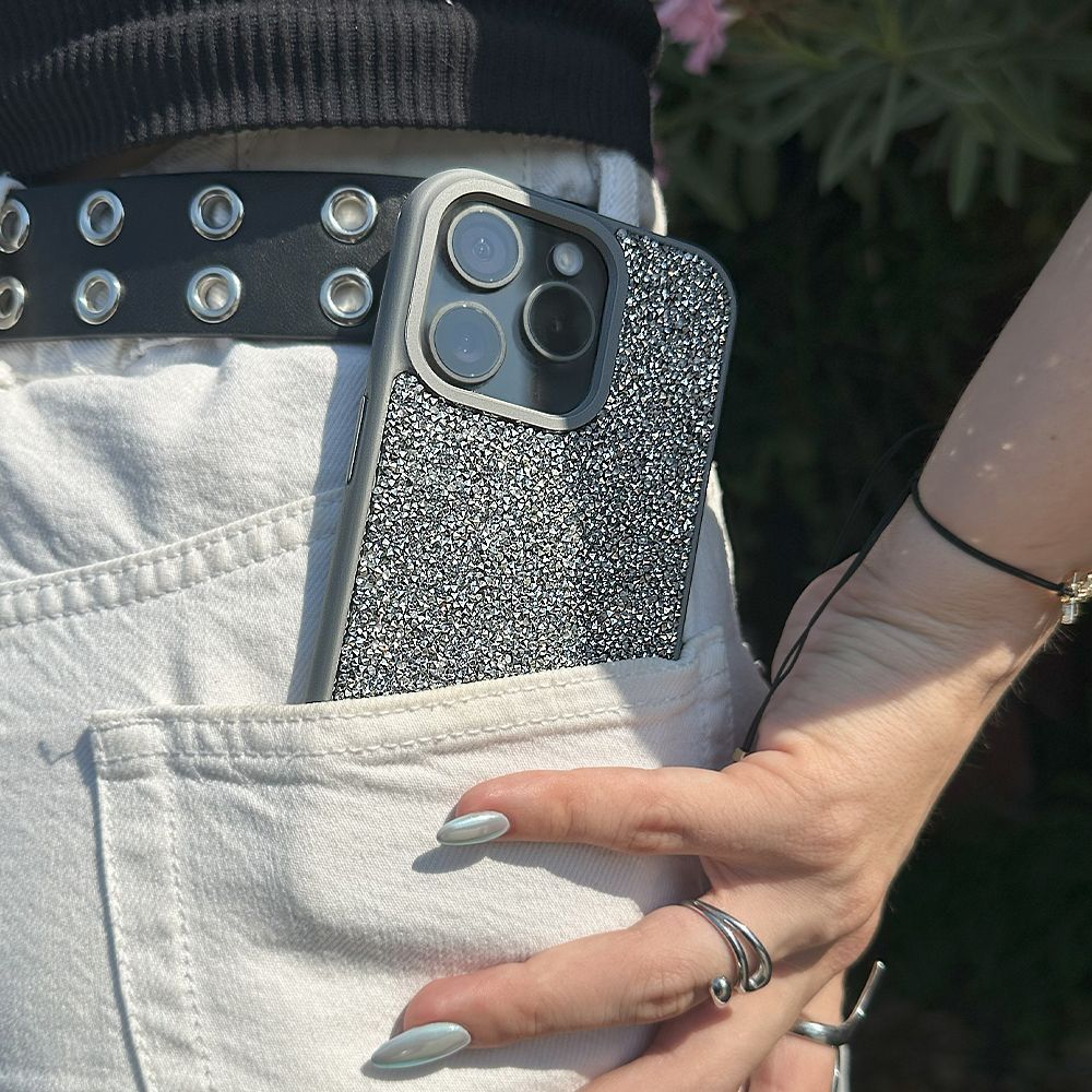 Θήκη Lux Diamond Sonique Apple iPhone 16e / iPhone 17e Ασημί