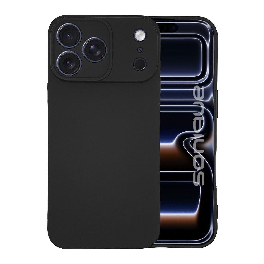 Θήκη Σιλικόνης My Colors Sonique Apple iPhone 17 Pro Max Μαύρο