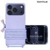 Θήκη Σιλικόνης με Κορδόνι CarryHang Sonique Apple iPhone 17 Pro Max Λιλά