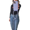 Θήκη Σιλικόνης με Κορδόνι CarryHang Sonique Apple iPhone 17 Pro Max Λιλά