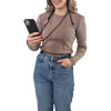 Θήκη Σιλικόνης με Κορδόνι CarryHang Sonique Apple iPhone 17 Pro Max Μαύρο