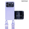 Θήκη Σιλικόνης με Strap CarryHang Sonique Apple iPhone 17 Pro Max Λιλά
