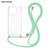 Θήκη Σιλικόνης με Κορδόνι Sonique Armor Clear Oppo A5 Pro 5G Βεραμάν
