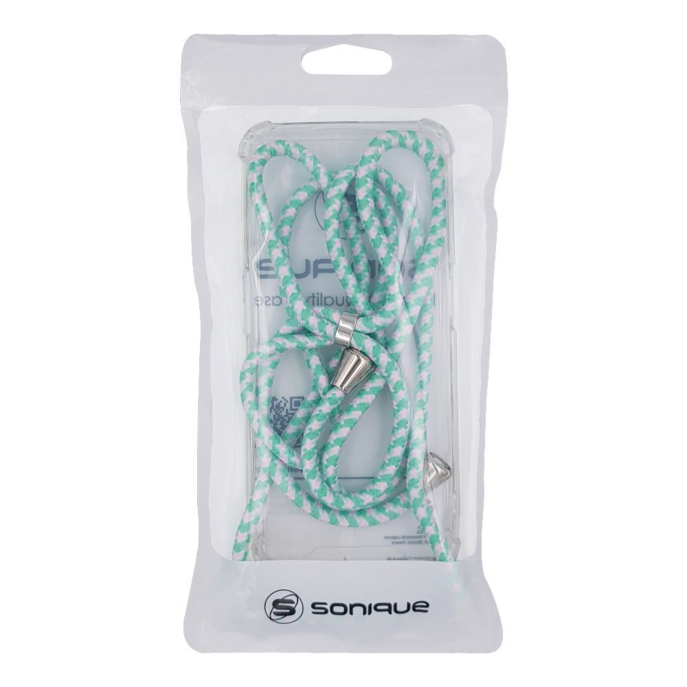 Θήκη Σιλικόνης με Κορδόνι Sonique Armor Clear Oppo Reno12 F 5G / Oppo Reno12 FS 5G Rainbow Βεραμάν