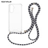 Θήκη Σιλικόνης με Κορδόνι Sonique Armor Clear Samsung Galaxy S25 FE Rainbow Μαύρο