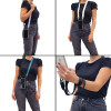 Θήκη Σιλικόνης με Strap Sonique Armor Clear Motorola Edge 50 Fusion 5G Μπεζ