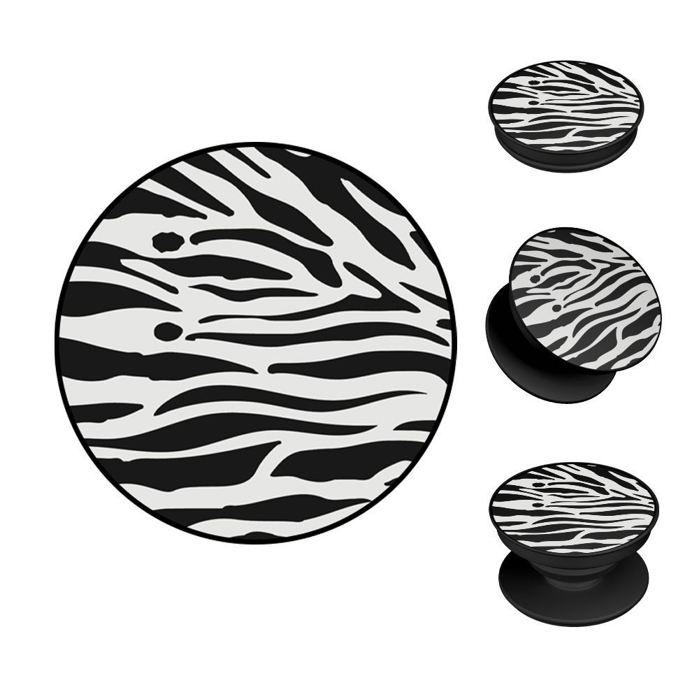 Pop Holder Sonique Animal Print Series Zebra