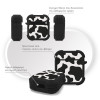 Θήκη Σιλικόνης Sonique Animal Print Series για AirPods 1/2 Cow 01