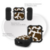 Θήκη Σιλικόνης Sonique Animal Print Series για AirPods 1/2 Cow 02