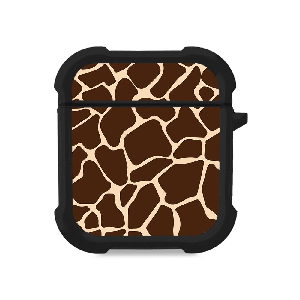 Θήκη Σιλικόνης Sonique Animal Print Series για AirPods 1/2 Giraffe 01