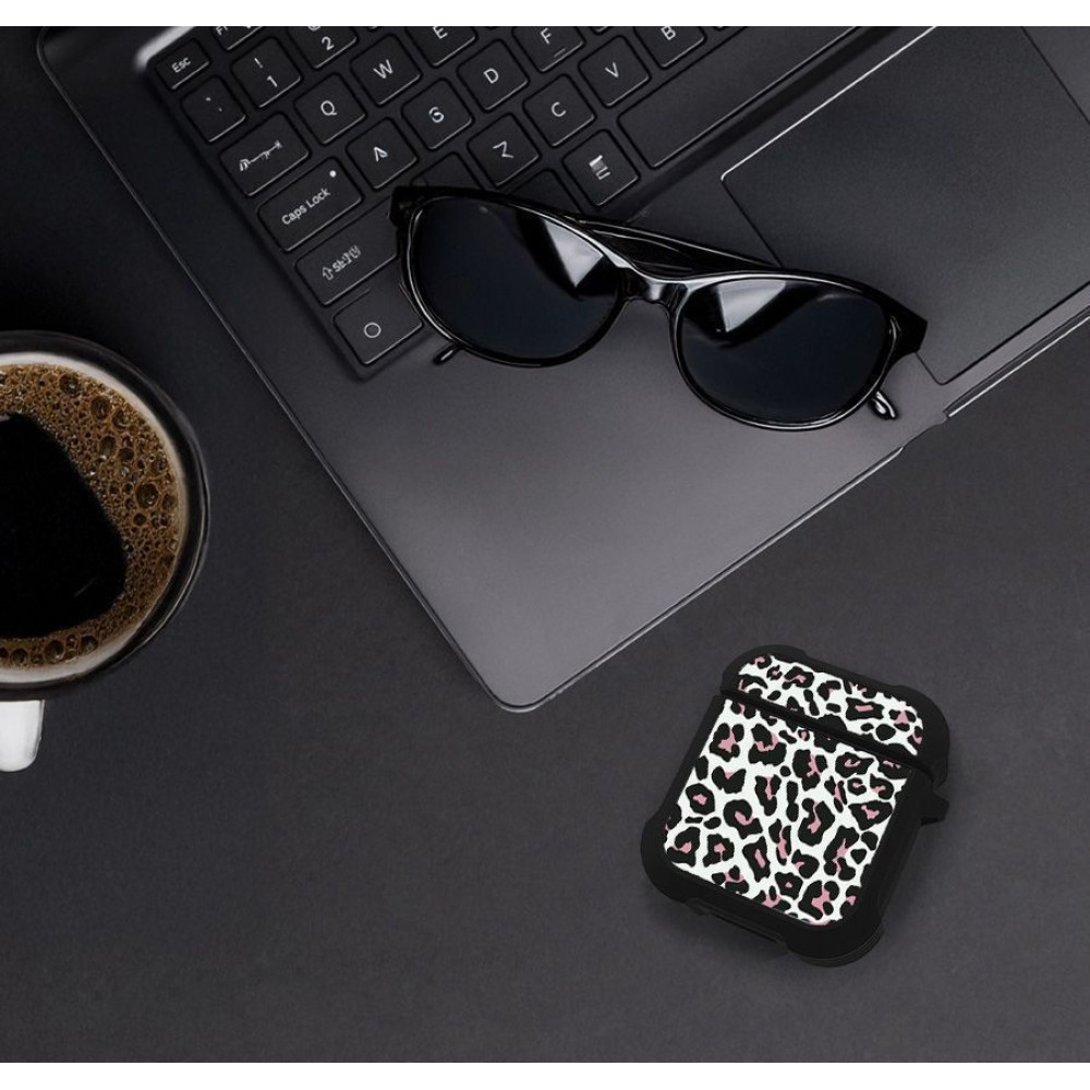 Θήκη Σιλικόνης Sonique Animal Print Series για AirPods 1/2 Leopard 02