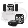 Θήκη Σιλικόνης Sonique Animal Print Series για AirPods 1/2 Zebra