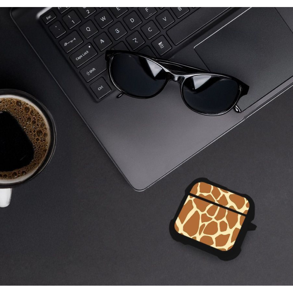 Θήκη Σιλικόνης Sonique Animal Print Series για AirPods 4 Giraffe 02
