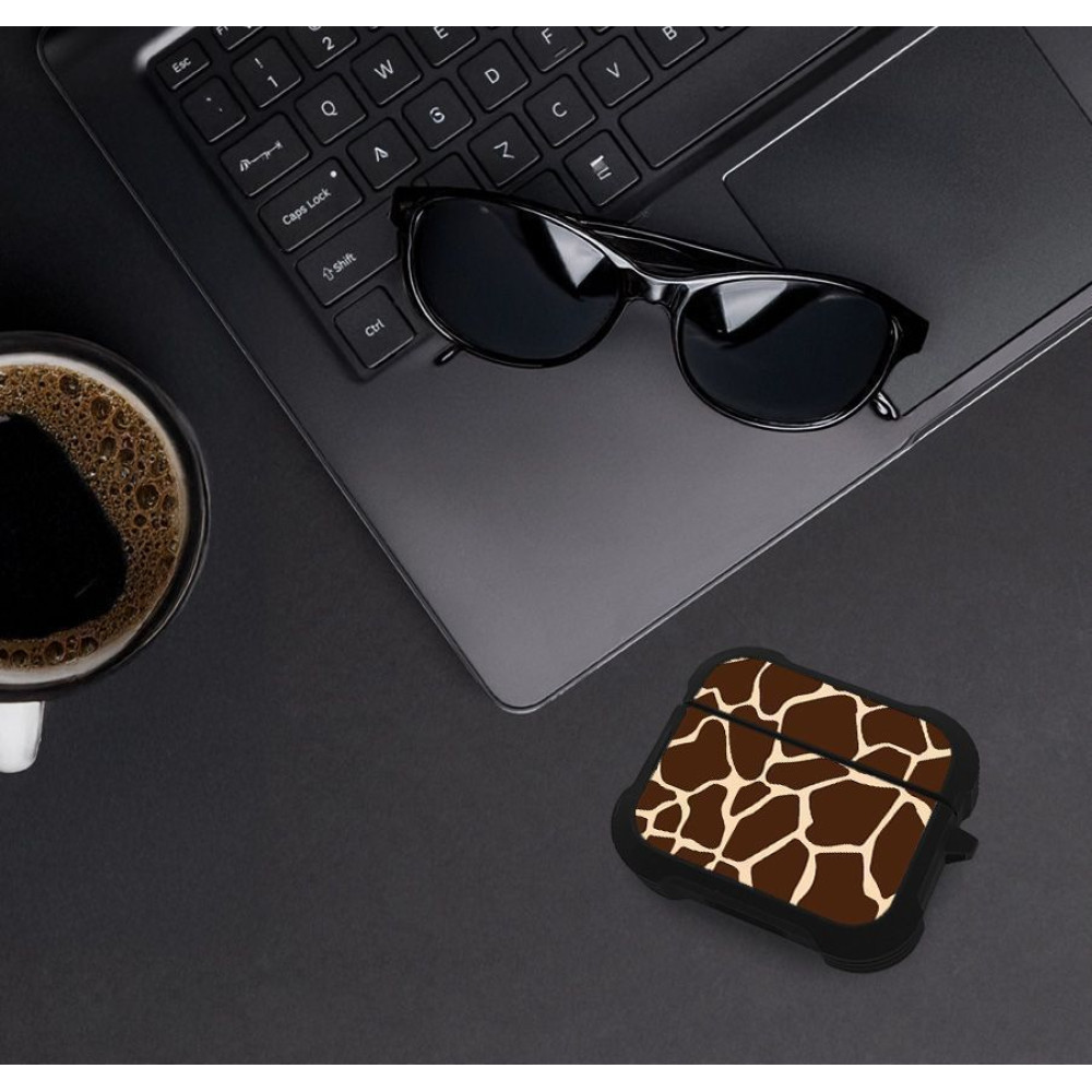 Θήκη Σιλικόνης Sonique Animal Print Series για AirPods Pro / Pro 2 Giraffe 01