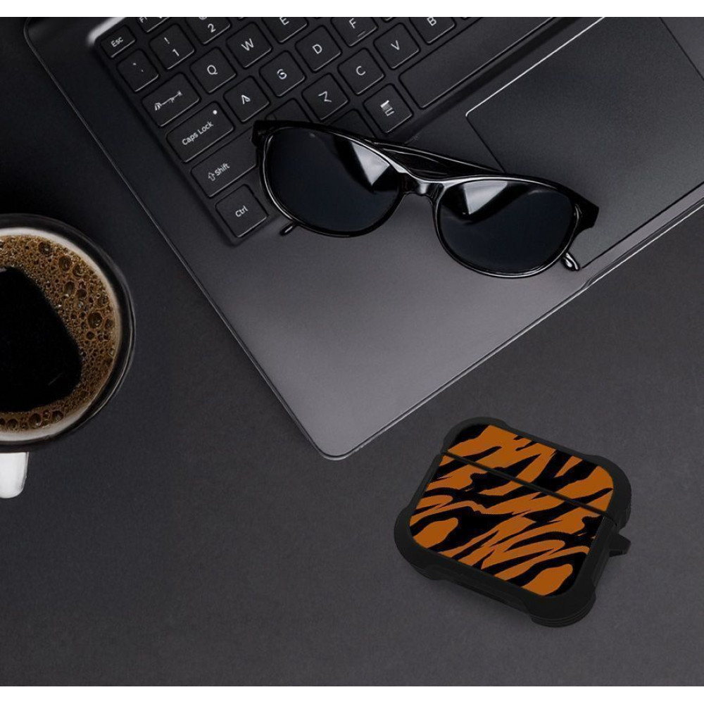 Θήκη Σιλικόνης Sonique Animal Print Series για AirPods Pro / Pro 2 Tiger 01