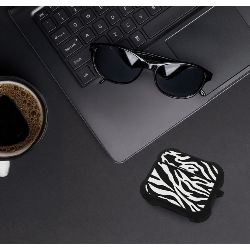 Θήκη Σιλικόνης Sonique Animal Print Series για AirPods Pro / Pro 2 Zebra