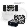 Θήκη Σιλικόνης Sonique Animal Print Series για AirPods Pro / Pro 2 Zebra