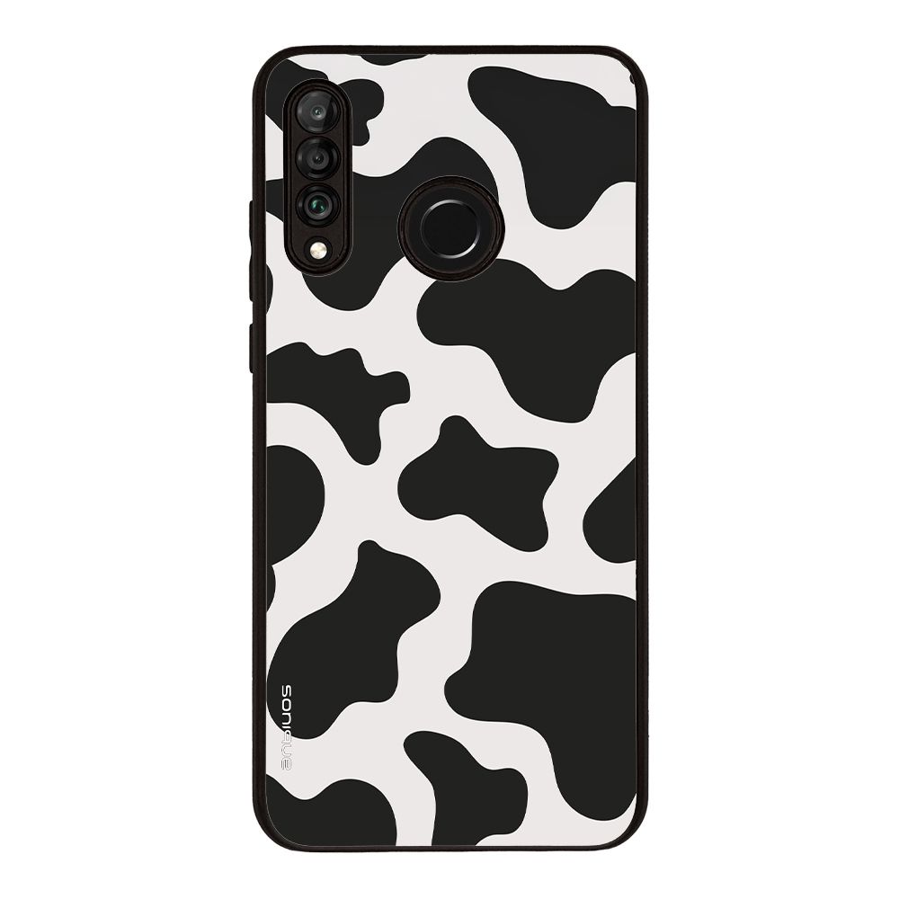 Θήκη Sonique Animal Print Series για Huawei P30 Lite Cow 01
