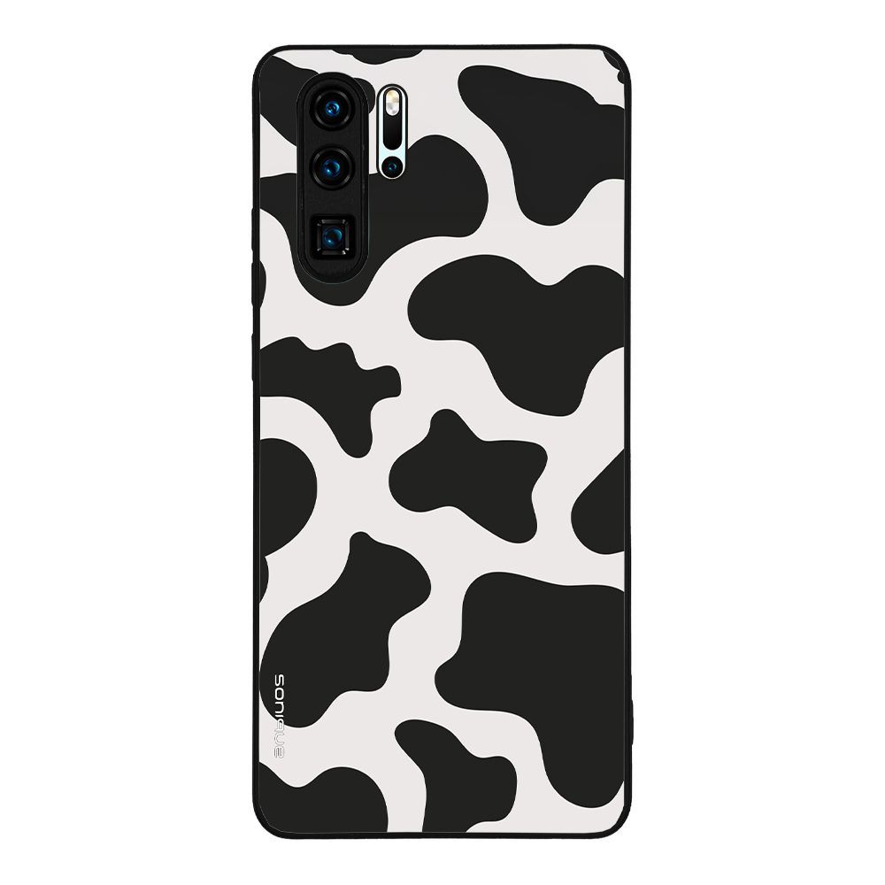 Θήκη Sonique Animal Print Series για Huawei P30 Pro Cow 01