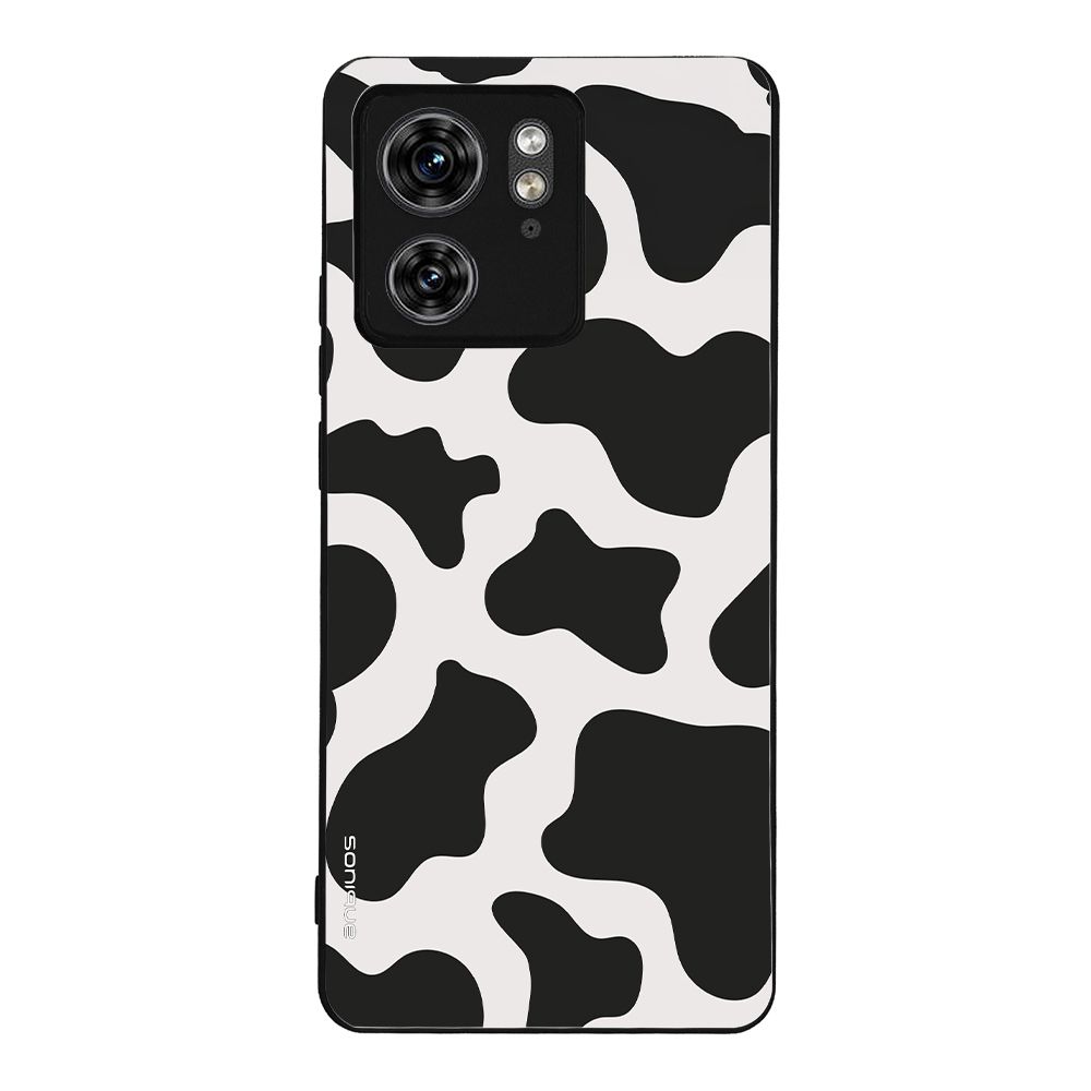 Θήκη Sonique Animal Print Series για Motorola Edge 40 5G Cow 01