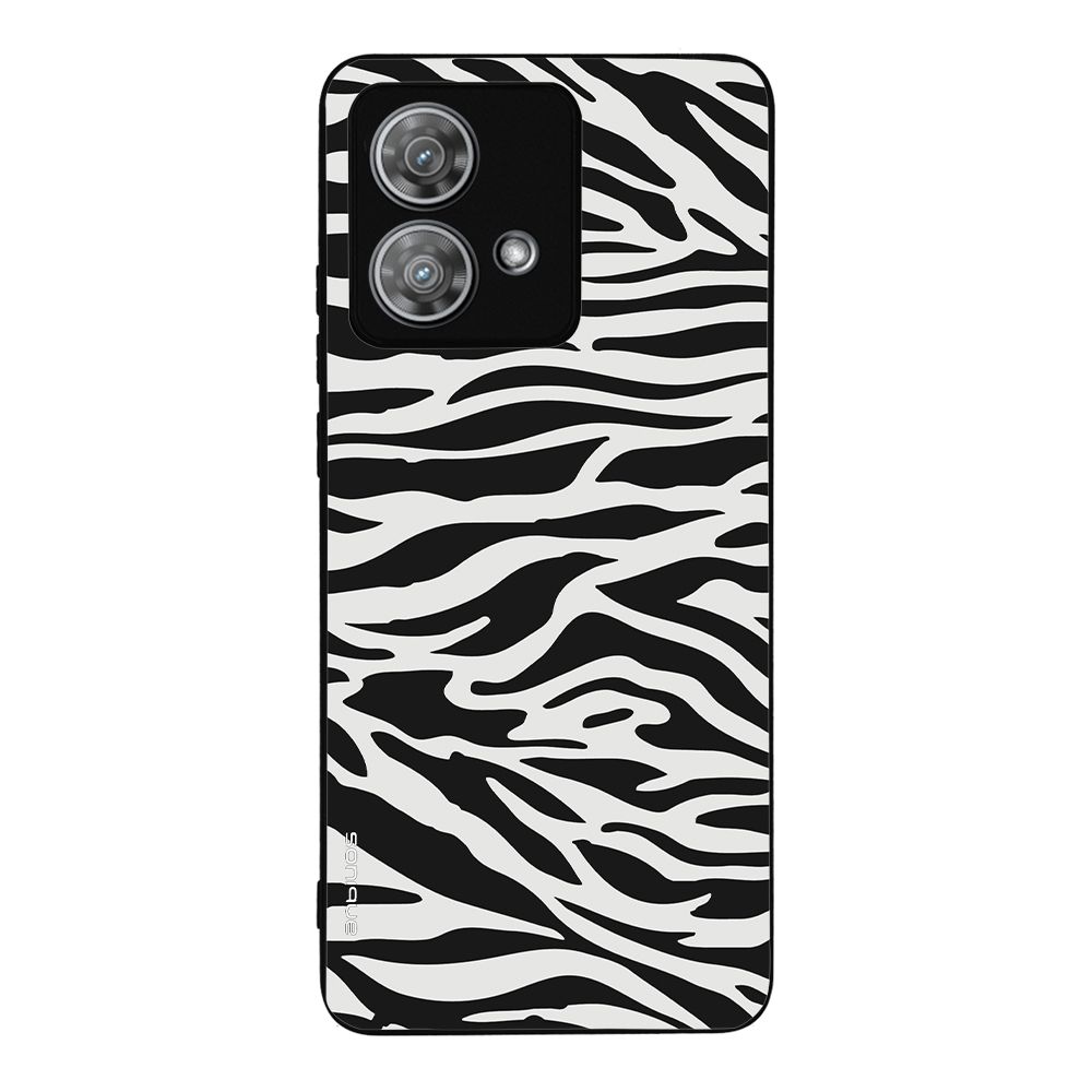 Θήκη Sonique Animal Print Series για Motorola Edge 40 Neo 5G Zebra