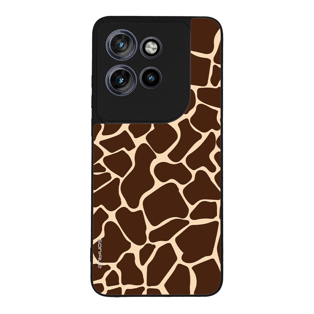 Θήκη Sonique Animal Print Series για Motorola Edge 50 Neo 5G / Edge 60 Neo 5G Giraffe 01