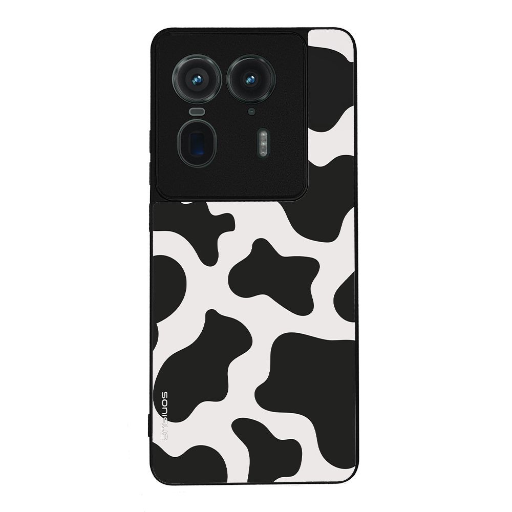 Θήκη Sonique Animal Print Series για Motorola Edge 50 Ultra Cow 01