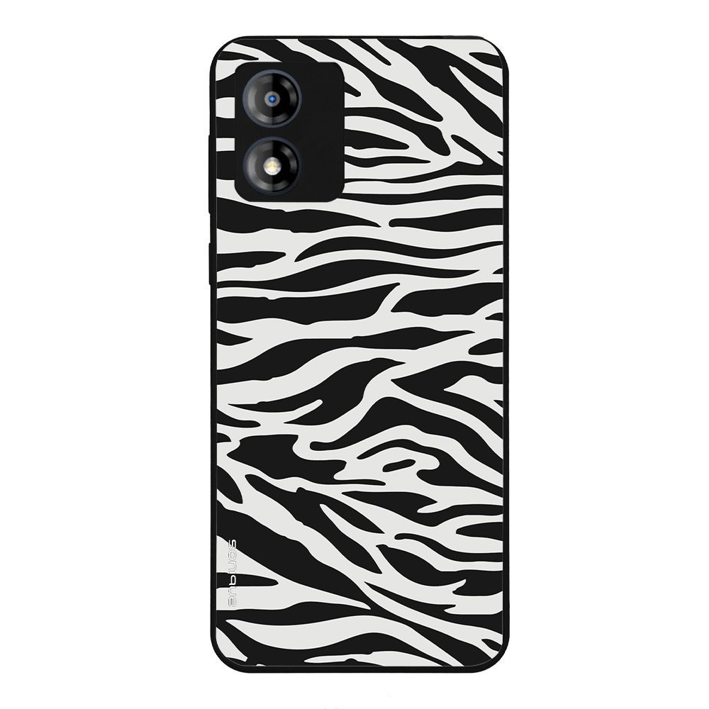 Θήκη Sonique Animal Print Series για Motorola Moto E13 4G Zebra
