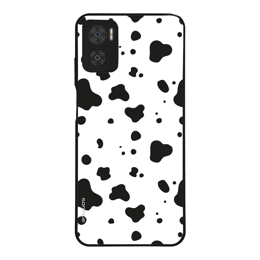 Θήκη Sonique Animal Print Series για Motorola Moto E22 4G Dalmatian