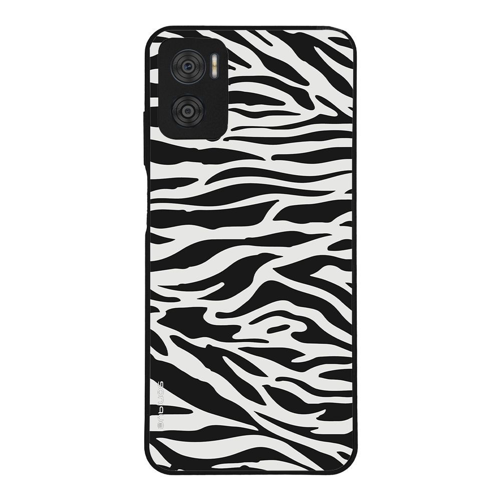 Θήκη Sonique Animal Print Series για Motorola Moto E22 4G Zebra
