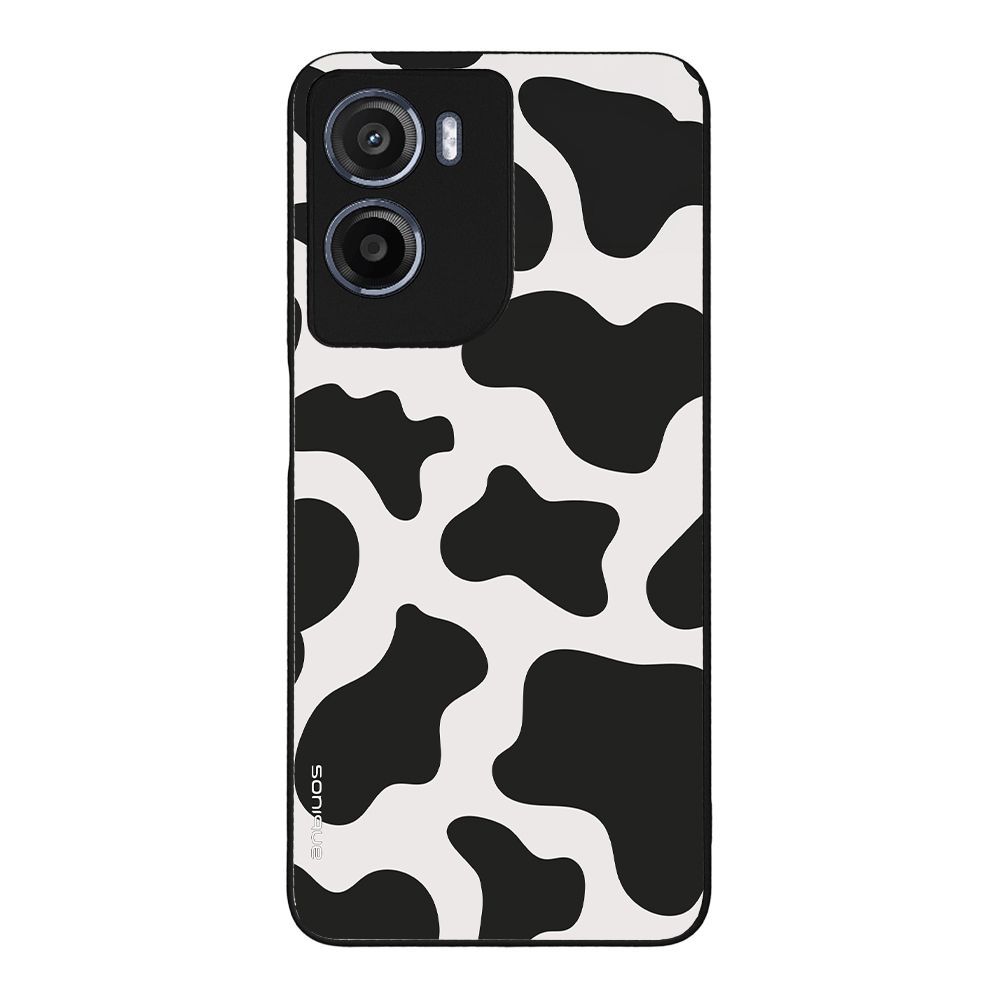 Θήκη Sonique Animal Print Series για Motorola Moto G05 4G / Moto E15 4G Cow 01