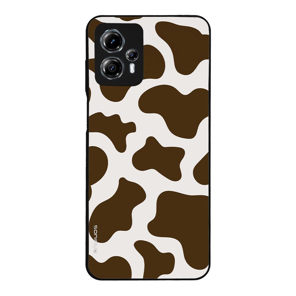 Θήκη Sonique Animal Print Series για Motorola Moto G13 4G / Moto G23 4G Cow 02