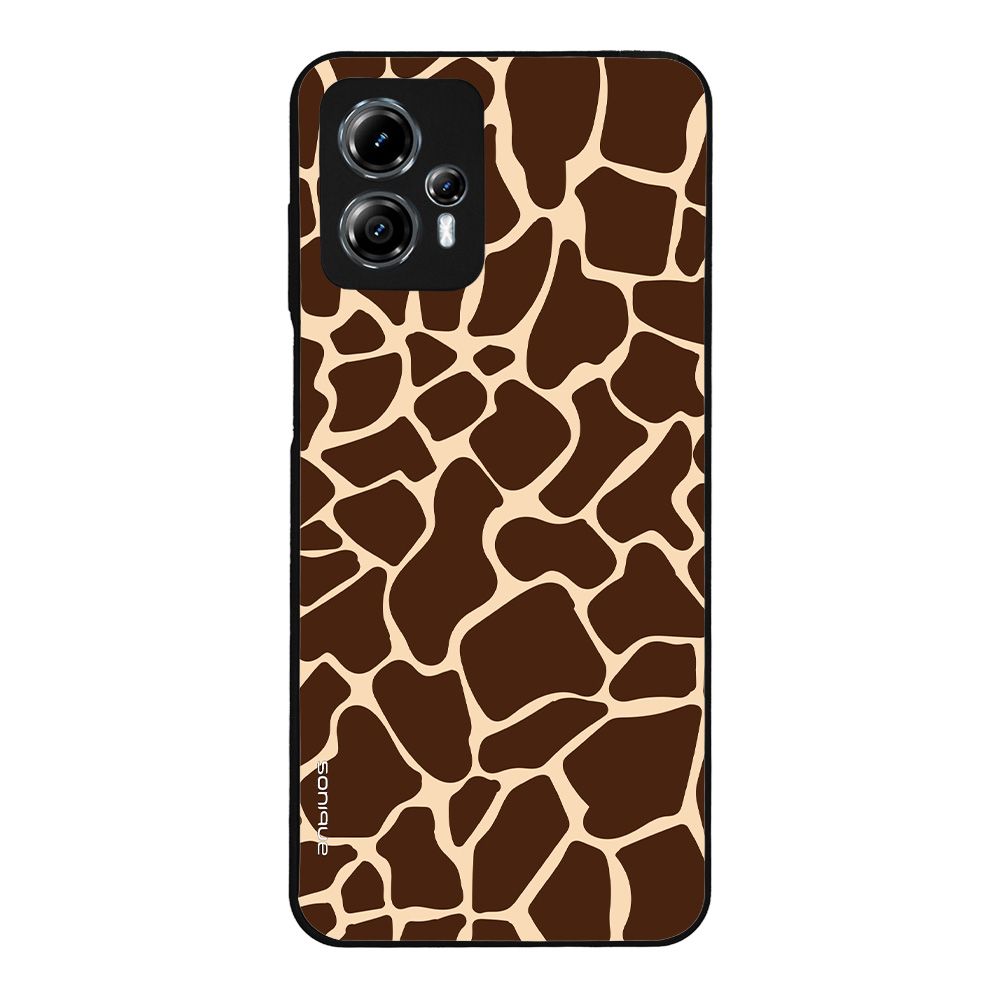 Θήκη Sonique Animal Print Series για Motorola Moto G13 4G / Moto G23 4G Giraffe 01