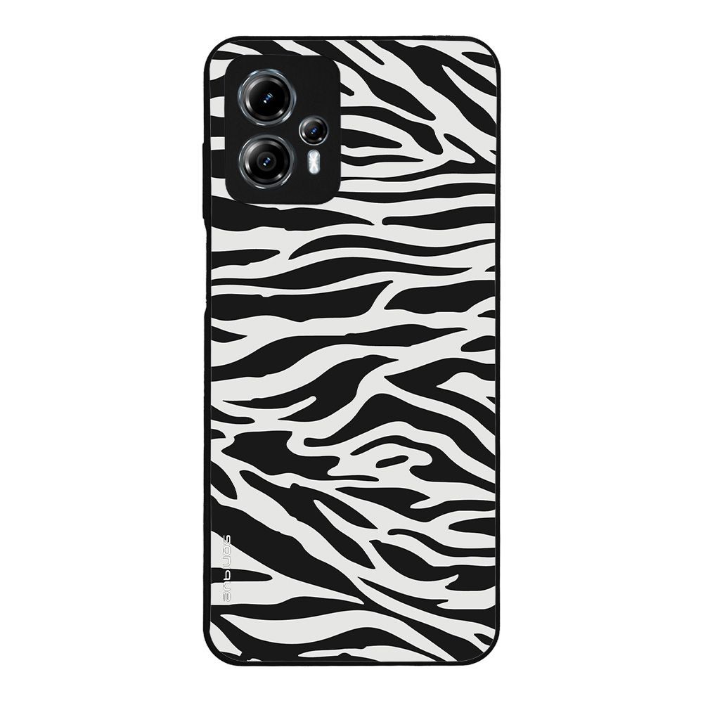 Θήκη Sonique Animal Print Series για Motorola Moto G13 4G / Moto G23 4G Zebra