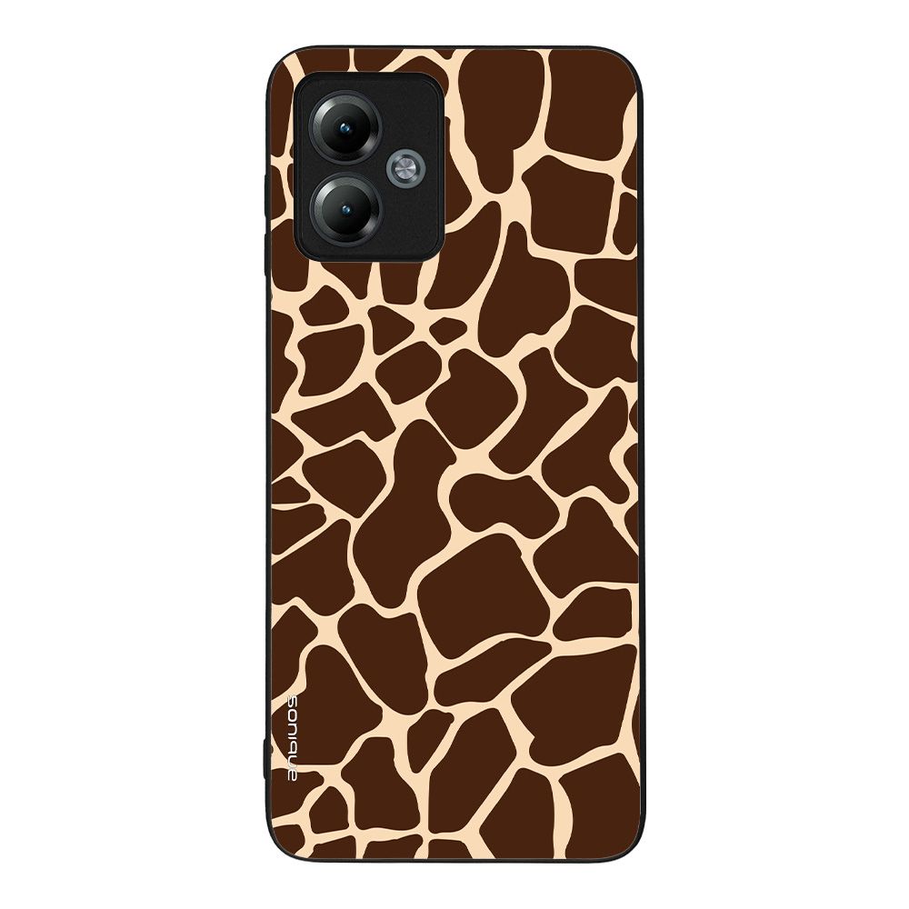 Θήκη Sonique Animal Print Series για Motorola Moto G14 4G Giraffe 01