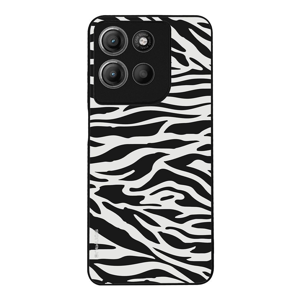 Θήκη Sonique Animal Print Series για Motorola Moto G15 4G / Moto G15 Power / Moto G17 5G / Moto G17 Power 5G Zebra