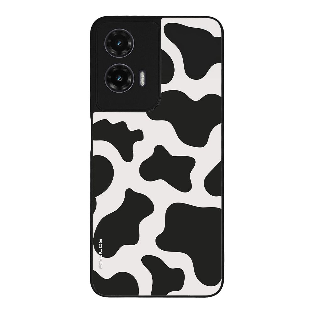 Θήκη Sonique Animal Print Series για Motorola Moto G35 5G Cow 01