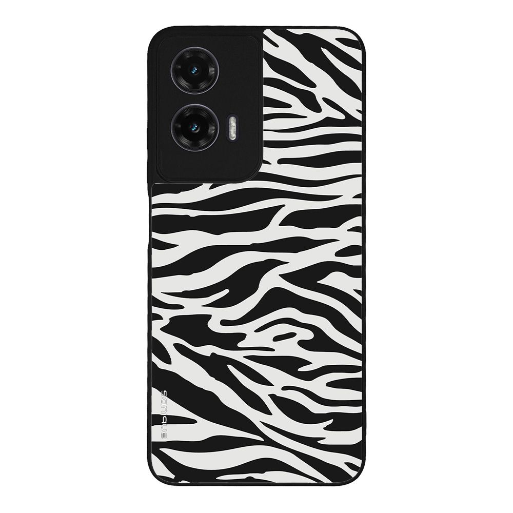 Θήκη Sonique Animal Print Series για Motorola Moto G35 5G Zebra