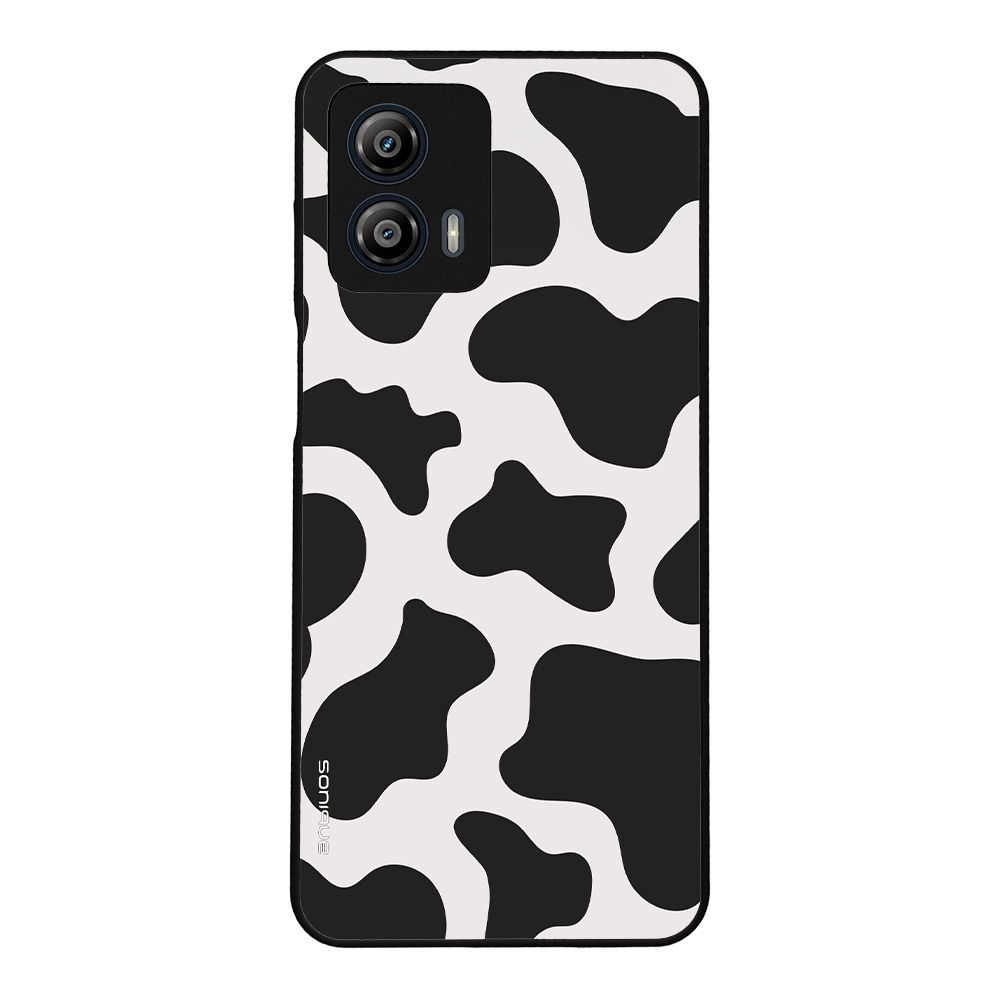 Θήκη Sonique Animal Print Series για Motorola Moto G53 5G Cow 01
